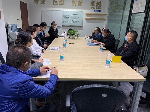 公司領導帶隊參加嘉寶物業項目整改協調會